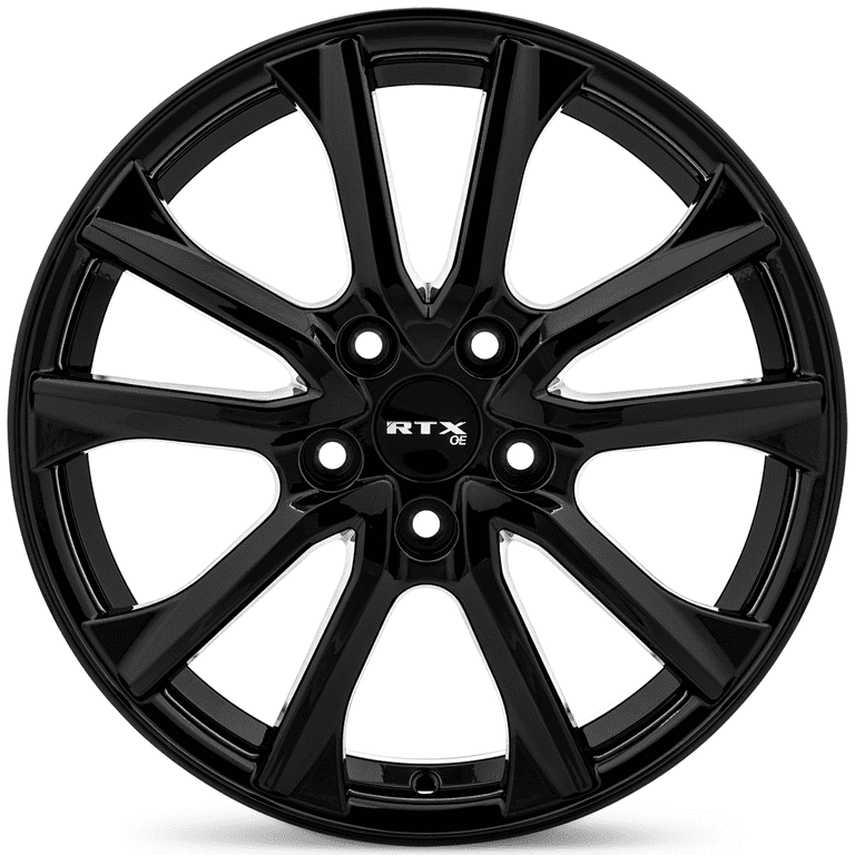 RTX Arai 16x6.5 5x114.3 ET40 CB67.1 Gloss Black Durable Aluminum