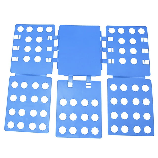 Tablero plegable para camisa, portátil, para el hogar, tablero plegable grande, carpeta de ropa para pantalones, pantalones cortos, camiseta, azul