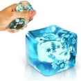 thumbnail image 1 of Stress Balls Ice Cube with Snowflakes, Slow Rise Squishy Fidget Toy, Anxiety Relief Sensory Calming Toys for Kids & Adults, Classroom Prizes, 1 of 5