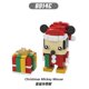 thumbnail image 1 of 2020 1 pieza única de Navidad Papá Noel alce muñeco de nieve árbol modelo bloques de construcción modelo regalo juguetes para niños Navidad, 1 of 5