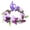 Purple, variant on Bmisegm Headbands for Girls Boho Floral Summer Photo Headpiece for Kids Toddler Outdoor Hair Accessories for Girls 2-8Y Blue,One Size