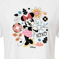 thumbnail image 3 of Disney - Minnie Xoxo  - Juniors Cropped Cotton Blend T-Shirt, 3 of 5