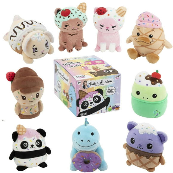Moriah Elizabeth 6 Mini Peluche Mystère - Série 2; Lot de 9; Chaîne YouTube, Boîte Aveugle, Marchandise Officielle