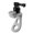 Gray, variant on Yajisi Green Sports Camera Strap Mount Silicone Wrap Band Bike Motorcycle Handlebar Quick Release Mount 2-Level Adjustment Action Camera Accessories For Vlogging Cycling 10 inches / 25.4 cm