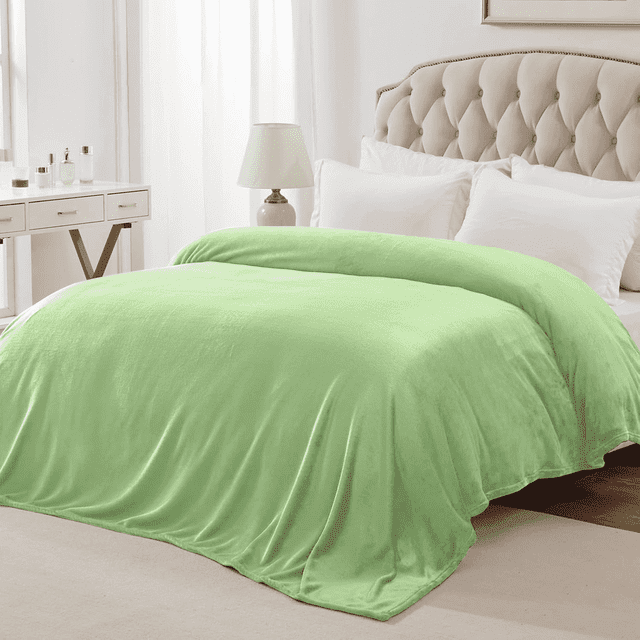 Cobija, Tamaño Queen, Cobija Suave y Cálida Color Crema para Dormir, Mantas Ligeras Reversibles para Cama y Cobijas Acogedoras para Recámara, Oficina, Viajes, Campamento y Decoración Del Hogar, Salvi