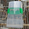 thumbnail image 2 of Clear Pet Feeding Cups for Birds 2-Pack Bird Water & Food Dispensers, 2 of 8