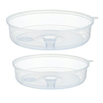 PAMINGONO Food Preservation Cover Round 2Set 9.1x9.1x2. Restaurant Use