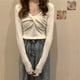 thumbnail image 5 of Suéter navideño de invierno nuevo 2023 para mujer, jersey de manga larga con lazo cruzado, ropa sexy para mujer, prendas de punto ajustadas y cálidas, 5 of 5
