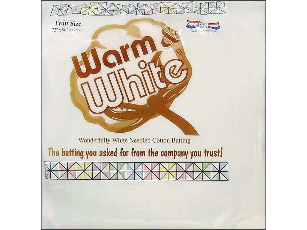 Matelassage En Coton Warm & Natural Pour Quilt - Taille Queen (90 X 108 Pouces), Neuf