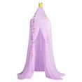 thumbnail image 2 of YAOMOBB Kids Bed Canopy Fine Mesh Bed Canopy Crown Decor Star Pendant Princess Room Highlight, 2 of 6