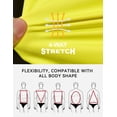 thumbnail image 7 of Men's Water-resistant Outerwear Vests, Stretch Windproof Vest for Cycling, Running, Golf (Green S), 7 of 7