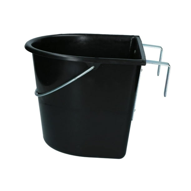 Comedero para caballos, comedero grande, cuenco de alimentación resistente y montable, accesorios para establos de granja, para cabras y ganado.