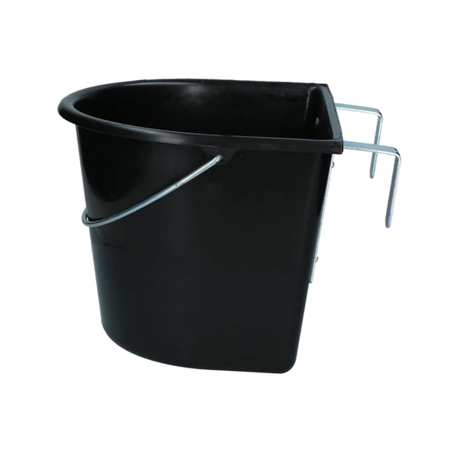 Comedero para caballos, comedero grande, cuenco de alimentación resistente y montable, accesorios para establos de granja, para cabras y ganado.