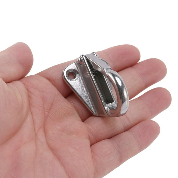 Marine Boat Fender Hooks Stainless Steel Spring Snap Type Fender Fending Hook Hanger 1 Pcs