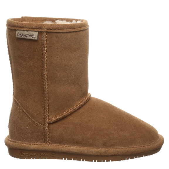 BEARPAW's Youth Emma Hickory Boot Size 5 | Youth Boot | Youth Slip On Boot