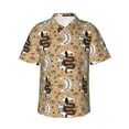 thumbnail image 2 of Xecao Snake And Flower print Hawaiian shirt - a stylish short-sleeve button-down for men, perfect for casual beach and tropical outings., 2 of 9