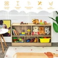 thumbnail image 5 of Costway Wooden 5 Cube Chidren Storage Cabinet Bookcase Toy Storage Kids Rooms Classroom, 5 of 9