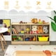 Costway Wooden 5 Cube Chidren Storage Cabinet Bookcase Toy Storage Kids Rooms Classroom - image 5 of 9