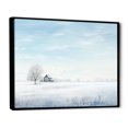 thumbnail image 2 of Designart "Minimalistic Winter Views" Winter Landscape Floater Framed Wall Art Prints, 2 of 5