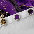 thumbnail image 4 of jejeloiu Gold Glitter Print Curtains Pack of 2 (42x84 Each),Marble Texture Curtains Blackout,Modern Fluid Art Bedroom Curtains For Adults,Luxury Bedroom Decor, 4 of 6