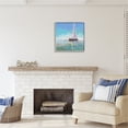 thumbnail image 2 of Stupell Industries Quiet Sailing Painting Transportation Painting Gray Framed Art Print Wall Art, 24 x 24, 2 of 8