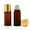 Green, variant on Rose Quartz Roller Bottles for Essential Oils - 30ml Refillable Amber Glass Roll On Bottles with Natural Crystal Roller Balls, Leak-Proof Travel Perfume Bottle with Gold Caps