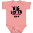 thumbnail image 3 of Inktastic Big Sister Again with Bow and Arrow Girls Baby Bodysuit, 3 of 5
