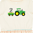 thumbnail image 4 of Inktastic Second Birthday Tractor Girls Toddler Dress, 4 of 5