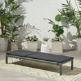 thumbnail image 3 of Bridget Outdoor Chaise Lounge with Cushion, Dark Gray, 3 of 11