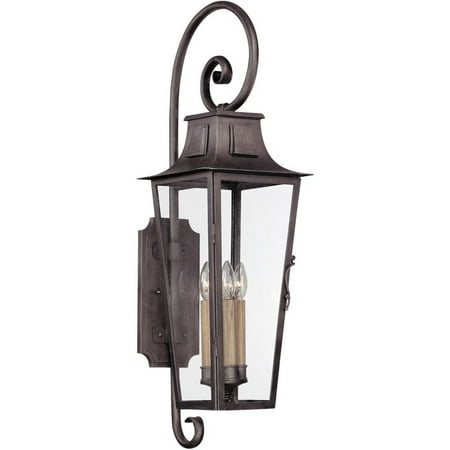 Troy Lighting B2963 French Quarter 4 Light Outdoor Wall Sconce Aged Troy Lighting B2963 French Quarter 4 Light Outdoor Wall Sconce Aged Pewter