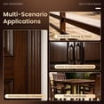 thumbnail image 5 of DWIL Wood Stain and Sealer in One, Water Based Semi-Transparent Outdoor Wood Stain for Decks, Fences, Furniture, Wood Paint Projects, Fast Drying Low Odor Formula (32oz Dark Brown), 5 of 8