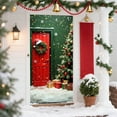 thumbnail image 4 of ToyKingdee Christmas Door Cover - Santa Claus Holiday Banner for Party Decoration, 4 of 6