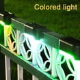 thumbnail image 5 of Luces solares para cubierta, lámpara solar LED impermeable terminada para caminos exteriores, patios, escaleras, escalones y cercas, luz de colores, 5 of 5
