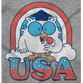 thumbnail image 2 of Tootsie Mr Owl American Patriot USA Crewneck T Shirts Boy Girl Teen Brisco Brands M, 2 of 6