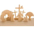 thumbnail image 2 of Estatua de madera con escena de resurrección de adorno de Pascua, decoración del hogar LVY, 2 of 5