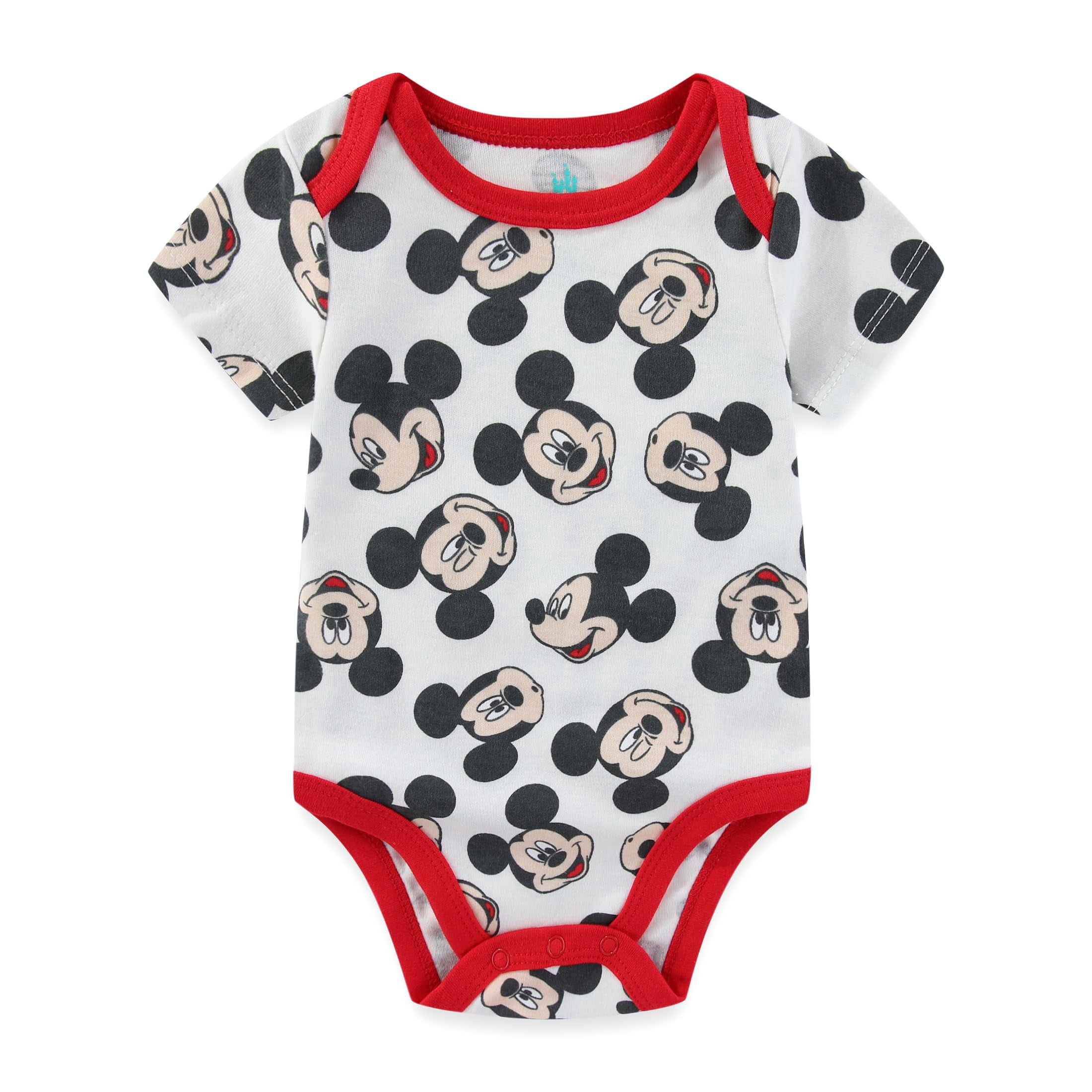 Disney Mickey Mouse Bodysuit with Bib and Pants Set (Baby Boys), 3 Piece Set, Sizes 3M-9M
