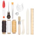 thumbnail image 2 of Leather Sewing Repair Kit, Leather Working Tools, Hand Stitching Kit Leather Sewing Tools For Friend Family, 2 of 8