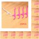 thumbnail image 2 of Seitruly Palillo de de hilo de línea plana superfina, cepillo interdental, varilla de alambre, varilla de cuidado rosa blanco PC 1 10piezas, 2 of 6