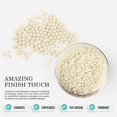 thumbnail image 5 of O'Creme White Edible Sugar Pearls Cake Decorating Supplies for Bakers: Cookie, Cupcake & Icing Toppings, Beads Sprinkles For Baking, Kosher Certified, Candy Sugar Ball Accents 2mm, 8 Oz, 5 of 6