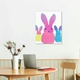 thumbnail image 3 of Nawypu  Easter Wall Art Prints Bunny Egg Rabbit Carrot Prints Canvas Art Posters Colorful Decorative Aesthetic Wall Decor for Home Gallery Living Room Bedroom Decor, 3 of 5