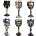 thumbnail image 3 of Copa de vino de calavera de dragón esqueleto de acero inoxidable, copas de cóctel de resina gótica Retro, taza de whisky de lobo, suministros para Bar y fiesta, 3 of 4