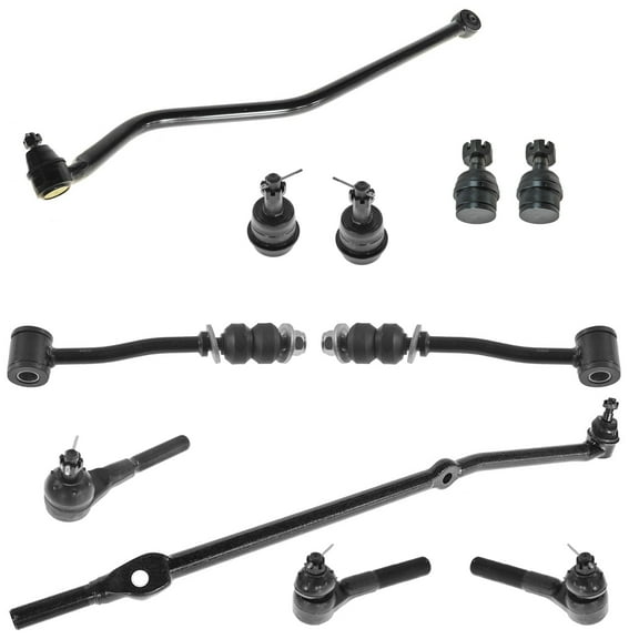 TRQ Ball Joint Track Sway Bar Tie Rod Suspension Kit for Jeep Cherokee 4WD 4x4 PSA58672 Fits select: 1991-1992 JEEP COMANCHE