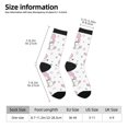thumbnail image 2 of Logiee Cute Poodle Dog Print Adult Socks for Men & Women,Calf Socks, Ankle Socks,Boots Socks,Breathable Casual Sock,Unisex Crew Socks, 2 of 6