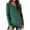 Green#02, variant on Yteetum Long Sleeve Shirts for Women Oversized Crewneck Slim Base Layer T Shirt Top Womens Casual Solid Plus Size Round Neck Loose Fits Comfy Cozy Basic Tee Shirt Fall Spring Clothes