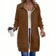 thumbnail image 2 of Ropa bonita,Sudadera con capucha de manga larga para mujer, jersey con bolsillo y cremallera, top informal de poliéster, suave y cómodo para uso diario, sopatenor, 2 of 8