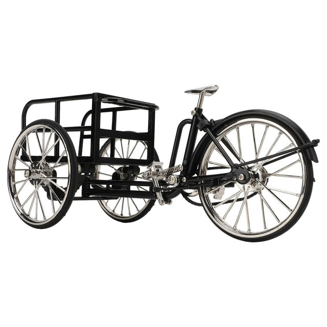 Triciclo en Miniatura ANGGREK modelo de triciclo de aleación Adorno para Mesita de noche