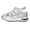 A-Silver53, variant on Womens Fisherman Sandals Metallic Closed Toe Dual Hook Loop Ladies Sandals All Season Supportive Daily Walking Sandals