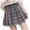 Blue, variant on ZOHIUM Flowy Skirt Denim Skirt Women Grids Skirt A Line Furry Pleated Woolen Plaid Pleated High Waist Skirt Faldas Para Mujer Skater Skirt for Women (Coffee,S)