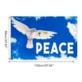thumbnail image 2 of Bandera de Palomas de la Paz NikouMX 90x150 CM Decoración Colgante, 2 of 8