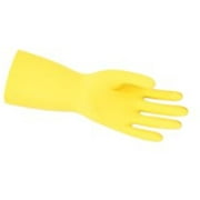 MCR 127-5290 Unsupported Latex Gloves, 9 - 9.5, Latex, Yellow
